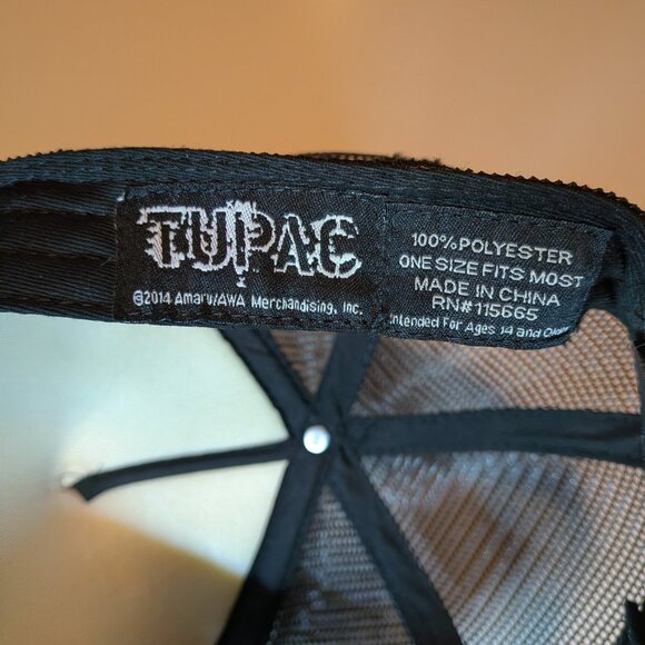 Tupac Graphic Snapback Trucker Hat - Picture 4 of 7